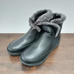 【美品】シャルレ ウエルネス ショートブーツ 黒 23cm RW091