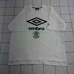 ◇ Θ アンブロ Umbro ロゴプリントTシャツ メンズ Mサイズ ホワイト系 E  【1601270005338】