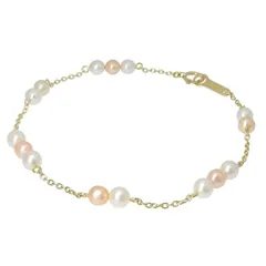 TASAKI タサキ ベビーパール ブレスレット K18YG 750 イエローゴールド パール 真珠 約16.5cm 腕輪 アクセサリー レディース 送料無料 241100096094 ★のサムネイル