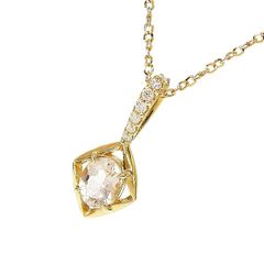 festaria K18 ダイヤモンド ネックレス 花結び 限定モデル - メルカリ