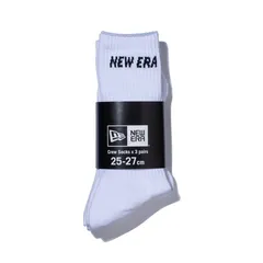 NEW ERA ニューエラ クルーソックス 3ペア ホワイト 14518176 メンズ レディース ユニセックス