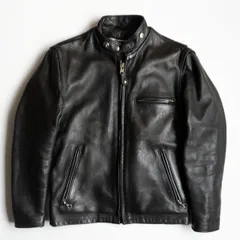 【雰囲気抜群】SCHOTT【641HS/シングルライダースジャケット】38 ボアライナー付き レザー アメリカ製 ショット 25110591