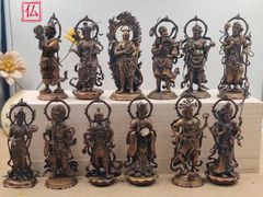 修縁堂】大迫力 木彫り 仏像 不動明王立像 不動尊 彫刻 一刀彫 天然木