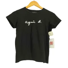 アニエスベー agnes b. ロゴプリント コットン 半袖Tシャツ レディース  T1
