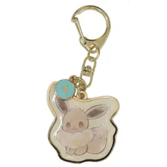 【メール便】ポケットモンスター キーリング イニシャルキーホルダー A イーブイ ポケモン カミオジャパン プレゼント キャラクター グッズ 