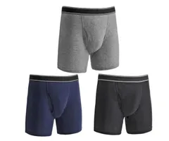 新品 新横漏れ防止吸水パッド付ボクサーパンツ Lサイズ 3枚組