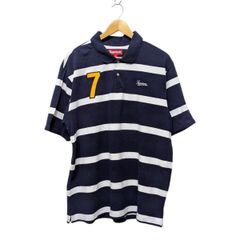 Supreme Cursive Polo Navy M 25SS - メルカリ