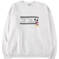 古着 90年代 ディズニー Disney MICKEY MOUSE & MINNIE MOUSE ミッキーマウス& ミニーマウス キャラクタースウェットシャツ/eaa605811
