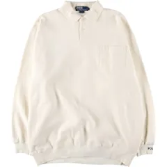 古着 90年代 ラルフローレン Ralph Lauren POLO by Ralph Lauren 襟付き ハーフボタン スウェットシャツ トレーナー/eaa605818