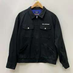 【加古川店】 中古 X-LARGE | エクストララージ その他アウター EMBROIDERY SLAMMED CAR WORK JACKET 101213021001 ブラック サイズ：L 【103】