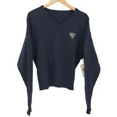 スピックアンドスパン Spick and Span ロゴVネックセーター レディース 表記無 