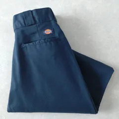 ■古着 Dickies ディッキーズ 874NV ワークパンツ チノ ネイビー 紺 W30L32【D1713】
