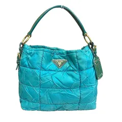 プラダ　ナイロンキルティング　ターコイズ　バッグ　ショルダーバッグ　ユニセックス
