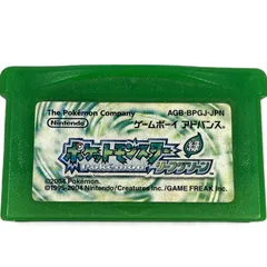 【現状品】Nintendo GAME BOY ADVANCE ソフト ポケットモンスター リーフグリーン ニンテンドー ゲームボーイアドバンス ポケモン 緑 GM