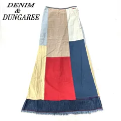 DENIM&DUNGAREE デニムアンドダンガリー パッチワークロングスカート 16 マルチカラー