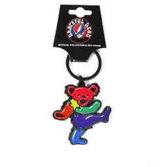 オフィシャル バンドキーホルダー グレイトフルデッド GRATEFUL DEAD Purple Body Dancing Bear
