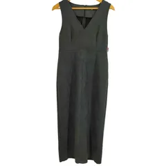 ザラ ZARA Vネック フェイクスエードワンピース レディース import：S 