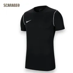 NIKE ナイキ パーク20 半袖トップ Tシャツ メンズ サッカー トレーニングウェア 速乾 ドライ ブラック ホワイト bv6883-010 M