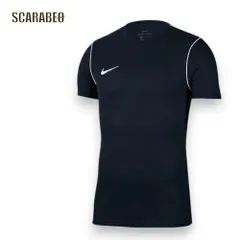 NIKE ナイキ パーク20 半袖トップ Tシャツ メンズ サッカー トレーニングウェア 速乾 ドライ オブシディアン ホワイト bv6883-410 M