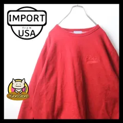 【A018】USA輸入 スウェット ワンポイント 刺繍ロゴ ゆったり