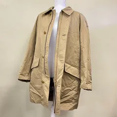 【中古】BURBERRY London バーバリーロンドン 日本製ノバチェック柄ダウンライナー付きステンカラーコート ベージュ BBN12-122-72