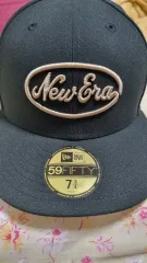 ニューエラ 59FIFTY ブラック ベースボールキャップ 7 3/4