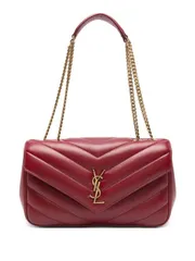 サンローラン ルルー ミディアム レザー ショルダーバッグ 送料無料