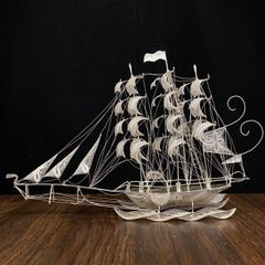 武比古 STERLING960(銀96%)銀製帆前船 金属工芸品TAKEHIKO - メルカリ