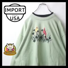 【A004】USA輸入 スウェット デザイン◎ ゆるだぼ 裏起毛