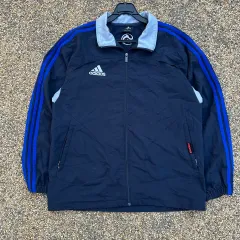 アディダス ブラック ウィンドブレーカー ジャケット