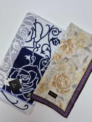 【新品】LANVIN レディースハンカチ & タオルハンカチ セット