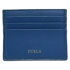 FURLA(フルラ) カードケース - ブルー レザー