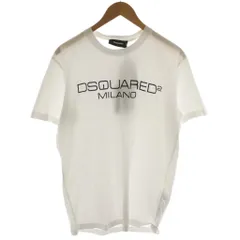 ディースクエアード DSQUARED2 Tシャツ カットソー 半袖 ロゴ L 白 ホワイト S74GD0644 /AN70