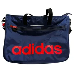 ☆【美品】アディダス 2WAY ショルダーバッグ ネイビー 赤ロゴ スポーツ