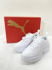 美品■PUMA プーマ 3939-15-02    ウェッジ スニーカー size23.0/白■■レディース
