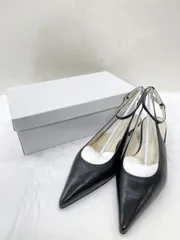 GALLARDAGALANTE ガリャルダガランテ 2.718     ストラップ パンプス size3723.5-24.0/黒■■レディース