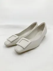 UNITED ARROWS ユナイテッドアローズ     スクエアバックル パンプス size23.5/白■■レディースのサムネイル