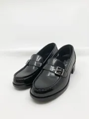 HARUTA ハルタ EEE    ストラップローファー シューズ size24.0/黒■■レディース