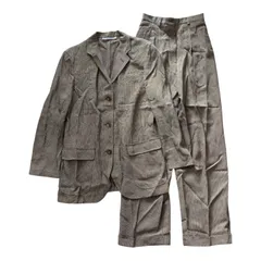  EMPORIO ARMANI エンポリオアルマーニ セットアップ スーツ ブラウン イタリア製 ジャケット パンツ レディース 40【RE359】