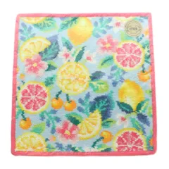フェイラー FEILER ラブラリーバイフェイラー LOVERARY BY FEILER サンキューシトラス タオルハンカチ フルーツ柄 花柄 ピンク マルチカラー /MI ■OS ■SH
