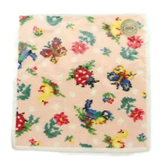 フェイラー FEILER ハイジドット タオルハンカチ 総柄 アニマル柄 花柄 ピンク マルチカラー /MI ■OS ■SH