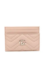 GUCCI GGマーモント レザーカードケース 送料無料