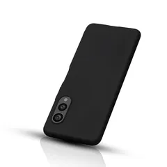 arrows N ケース ブラック F-51C用の保護ケース TPU [傷防止 軽量 柔軟 薄型 耐衝撃 携帯便利] 全面保護 arrows N F-51C スマホ ケース (マットブラック)