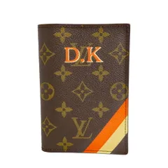 【名古屋】ルイヴィトン パスポートカバー クーヴェルテュール パスポール NM モン モノグラム イニシャル入り オレンジ 未使用