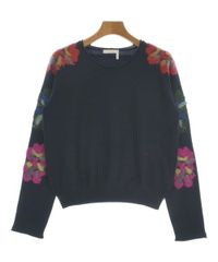 美品】Ballantyne バランタイン カシミヤ 花柄ニット 濃紺 40 - メルカリ