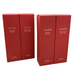 186000 オレリー 保湿クレンジングオイル・フェイスウォッシュ 4点まとめ売り