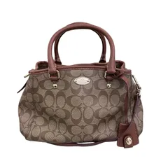 180053 COACH コーチ ハンドバッグ　ショルダー　2WAY　シグネチャー　F34605