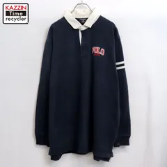 00s POLO JEANS ラガーシャツ メンズ 表記XLサイズ