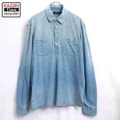 00s RALPH LAUREN 長袖ポロシャツ メンズ 表記Lサイズ