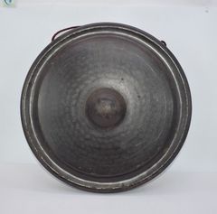 良品✨茶道具 銅鑼 ドラ 茶懐石 古銅 枠付き - メルカリ